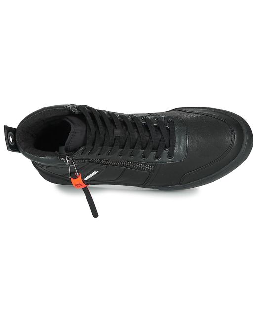DIESEL S-dvelows Shoes (high-top Trainers) in Black for Men - Save 2% - Lyst