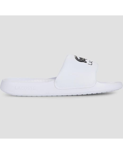 Lacoste White Shoes (trainers) Serve Slides 1.0 for men