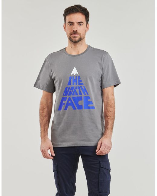 The North Face Gray T Shirt Mountain for men
