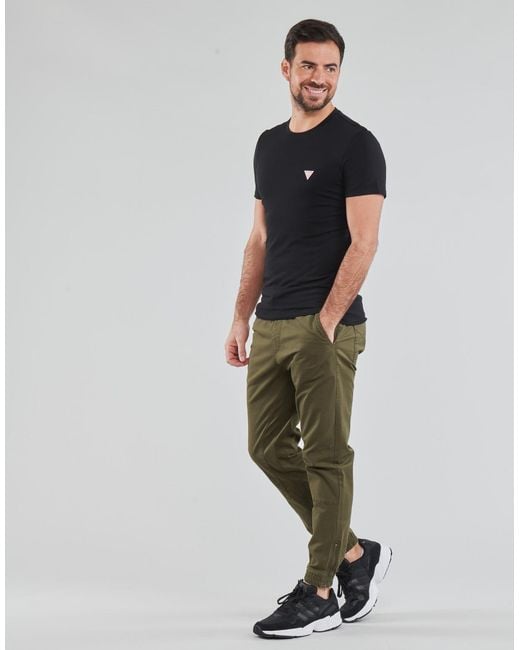 Guess Black Cn Ss Core Tee T Shirt for men