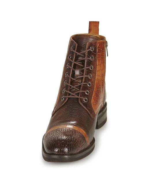 Melvin & Hamilton Brown Mid Boots Patrick 28 for men