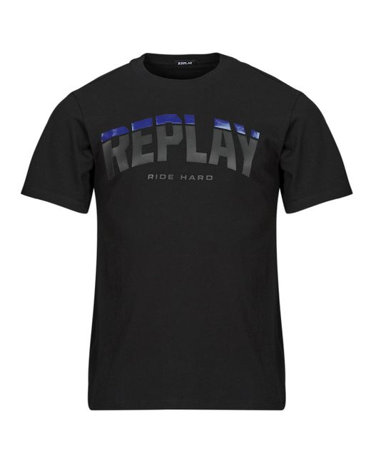 Replay Black T Shirt M6762-000-23608p for men
