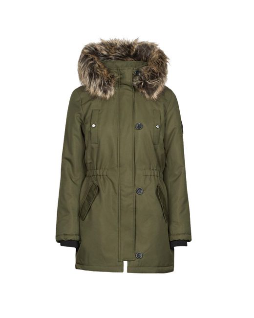 ONLY Synthetic Onliris Parka in Green - Save 7% | Lyst UK