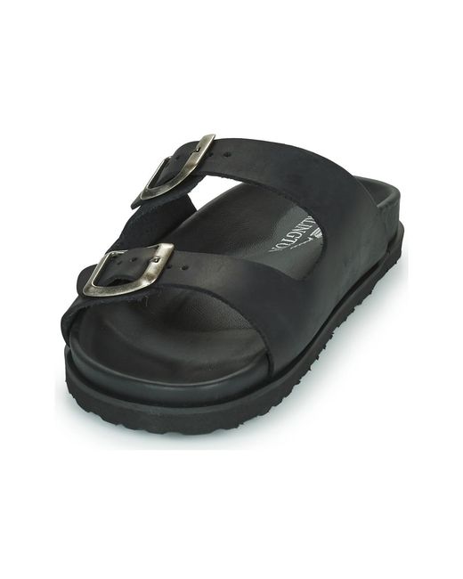 Carlington Black Jony Mules / Casual Shoes for men