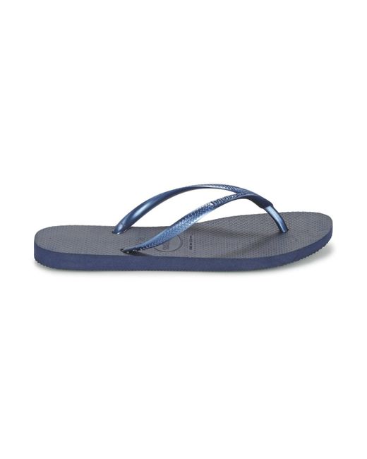 Havaianas Blue Flip Flops / Sandals (shoes) Slim