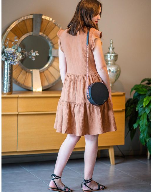 Celeste Brown Dress Dahlia