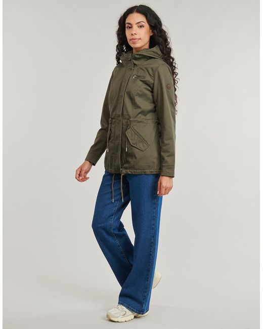 ONLY Green Parka Onllorca Life Canvas