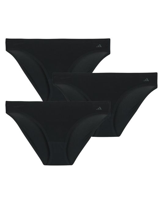Adidas Black Knickers/panties Active Light Flex Pack De 3