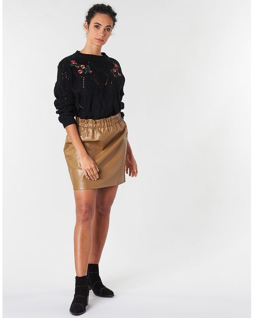Betty London Natural Lili Women's Skirt In Brown