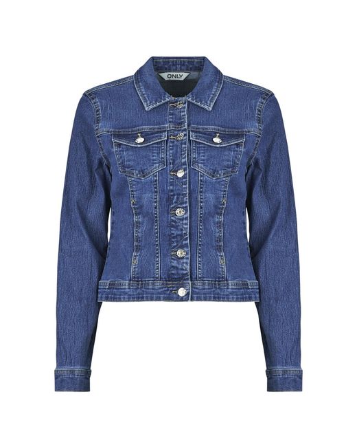 ONLY Blue Denim Jacket Onlwonder