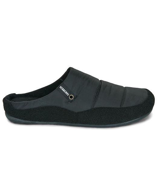 Verbenas Black Flip Flops Earth Acolchado for men