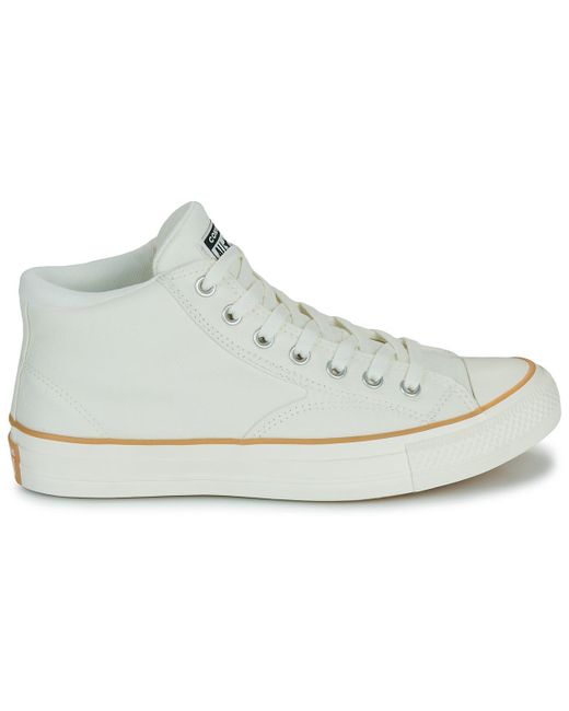 Converse White Shoes (high-top Trainers) Chuck Taylor All Star Malden Street Tough Textures for men