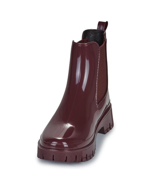 Lemon Jelly Purple Wellington Boots Peachy