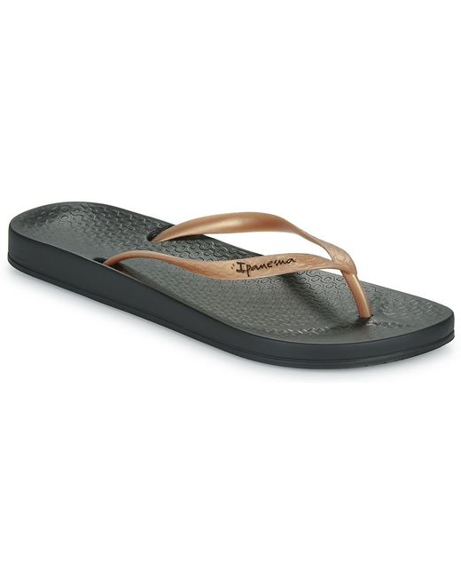 Ipanema Gray Flip Flops / Sandals (shoes) Anat Tan Fem