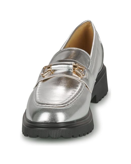 Moony Mood Gray Loafers / Casual Shoes New09