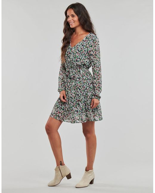 ONLY Gray Dress Onldanielle Fr L/s Lurex Dress Ptm