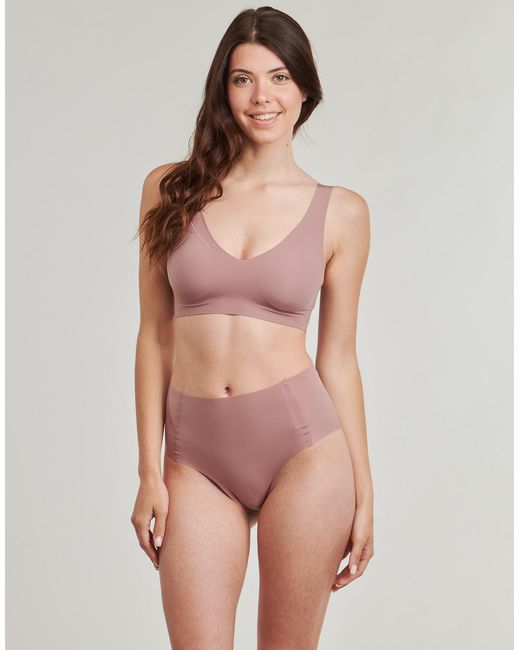 Sloggi Purple Knickers/panties Zero Feel 2.0 High Waist