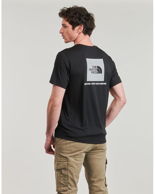 The North Face Black T Shirt 24/7 Box Nse Ss Tee for men