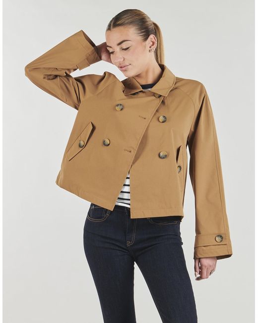 ONLY Brown Trench Coat Onlapril Life Short