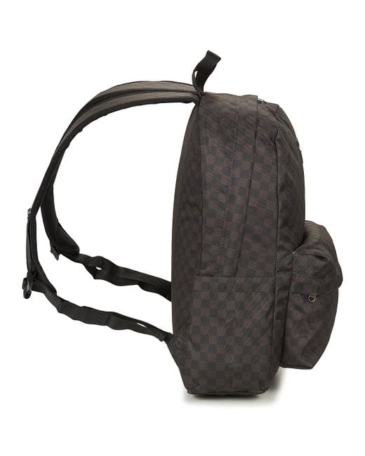 Vans Black Backpack Old Skool Check Backpack 22l