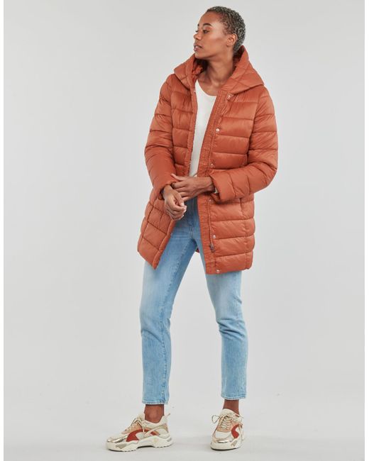 Vero Moda Orange Duffel Coats Vmcarmen Jacket Noos