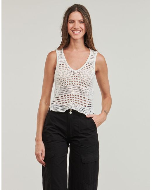 Noisy May White Blouse Nmlaika