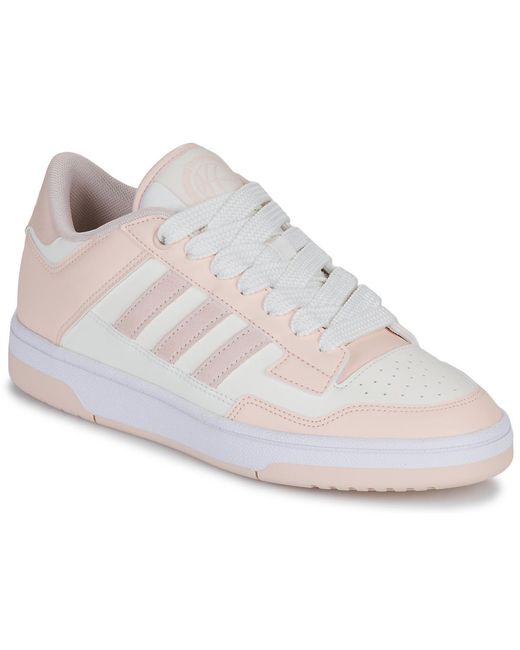 Adidas White Shoes (trainers) Rapid Court Low W
