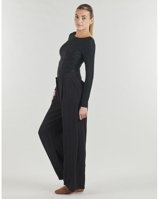 Guess Black Long Sleeve T-shirt Ls Scoop Back Nadene