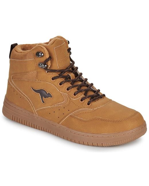 Kangaroos Brown Shoes (high-top Trainers) K-watch Bliz for men