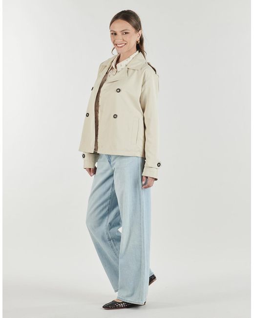 ONLY Natural Trench Coat Onlhannah Short Trenchcoat