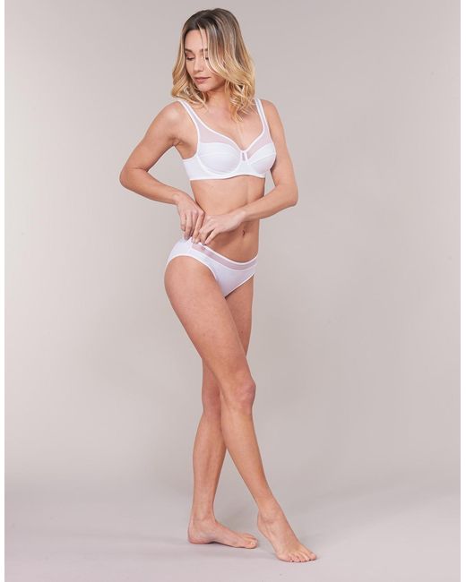 Dim White Generous Classic Underwire Bras