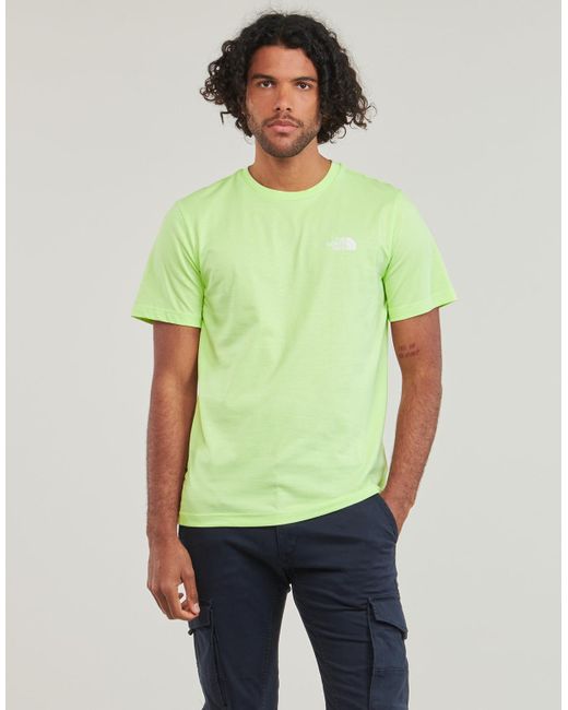 The North Face Green T Shirt Simple Dome for men