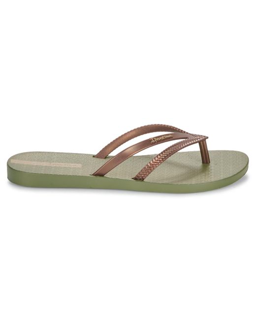 Ipanema Green Flip Flops / Sandals (shoes) Bossa Fem