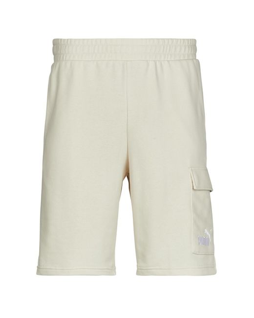 PUMA Natural Shorts Ess No. 1 Logo Cargo Shorts 10' Tr for men