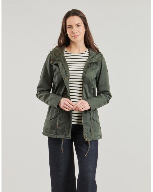 ONLY Green Parka Onllorca