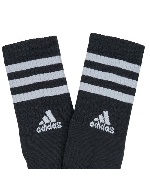 Adidas Black High Socks 3s C Spw Crw 3p