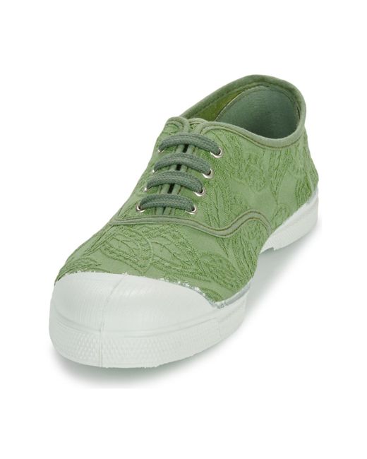 Bensimon Green Shoes (trainers) Broderie Anglaise