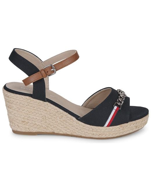 Tom Tailor Blue Wedge Sandals Nomi