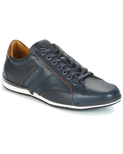 BOSS by Hugo Boss Blue Saturn Low Profile Shoes (trainers) for men