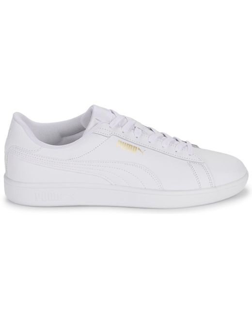 PUMA White Shoes (trainers) Smash 3.0 for men