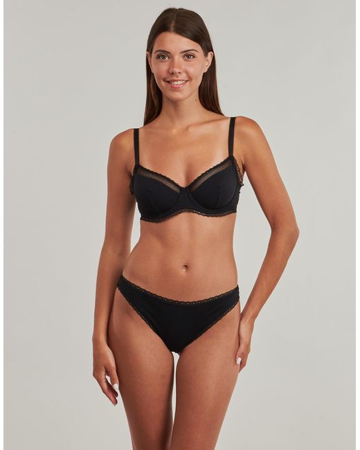 Passionata Black Underwire Bras Charlotte Wired Demi Bra