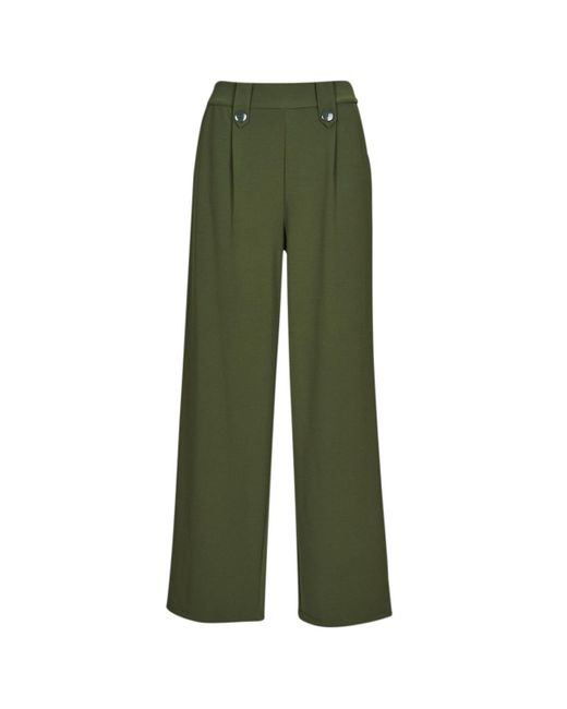 ONLY Green Wide Leg / Harem Trousers Onlsania Button Pant Jrs