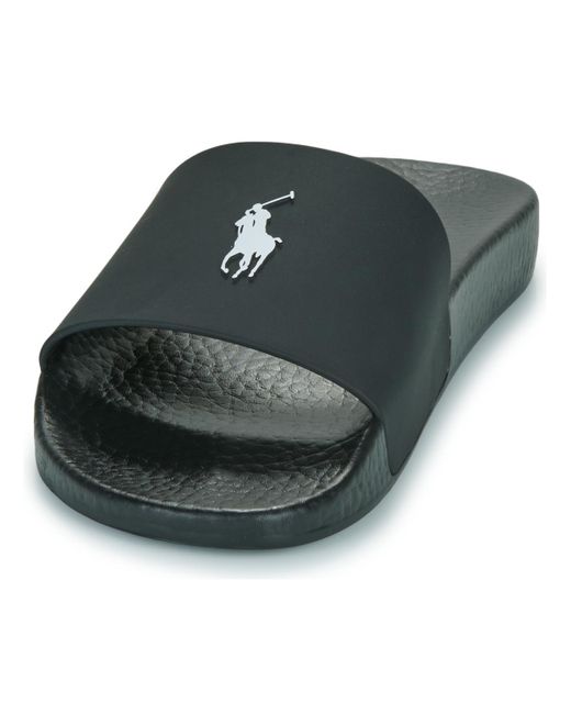 Polo Ralph Lauren Black Tap-dancing Polo Slide