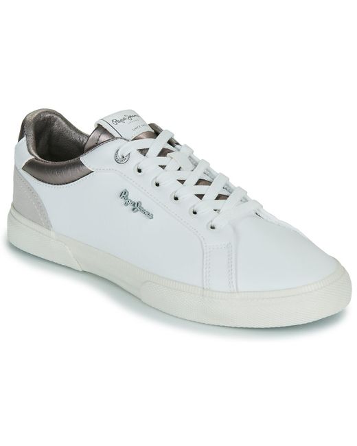Pepe Jeans White Shoes (trainers) Kenton Court W
