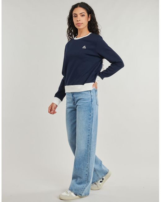 Le Coq Sportif Blue Sweatshirts Heritage Sp Crew Sweat N°1 W