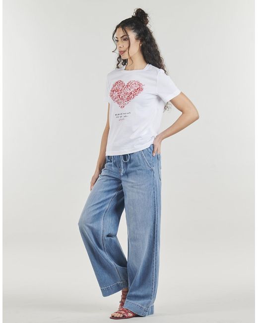Vero Moda Blue Wide Jeans Vmallison Mr Wide Jeans