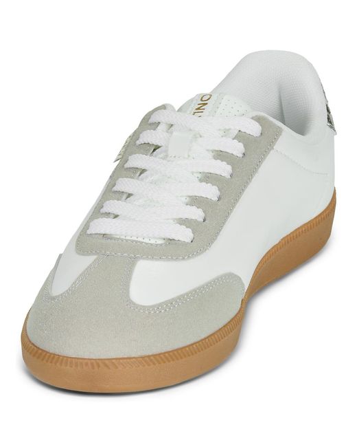 ONLY White Shoes (trainers) Onlsandra Side Glitter