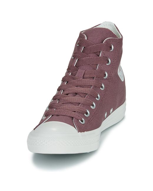 Converse Purple Shoes (high-top Trainers) Chuck Taylor All Star Heavy Canvas for men