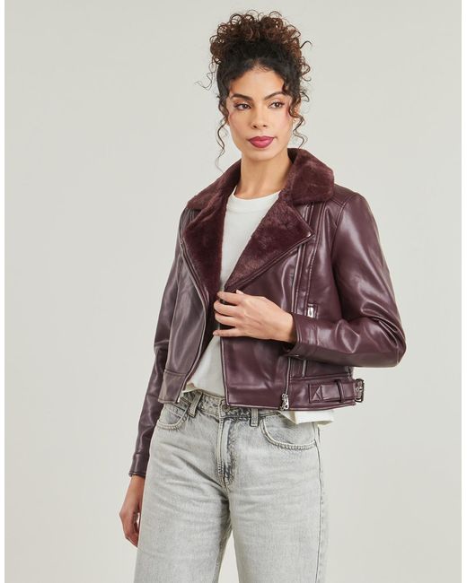 Vero Moda Brown Leather Jacket Vmhailey