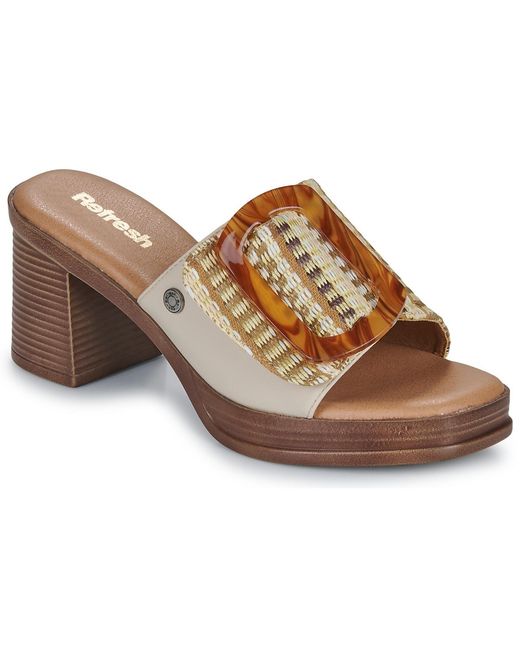 Refresh Brown Mules / Casual Shoes 172522